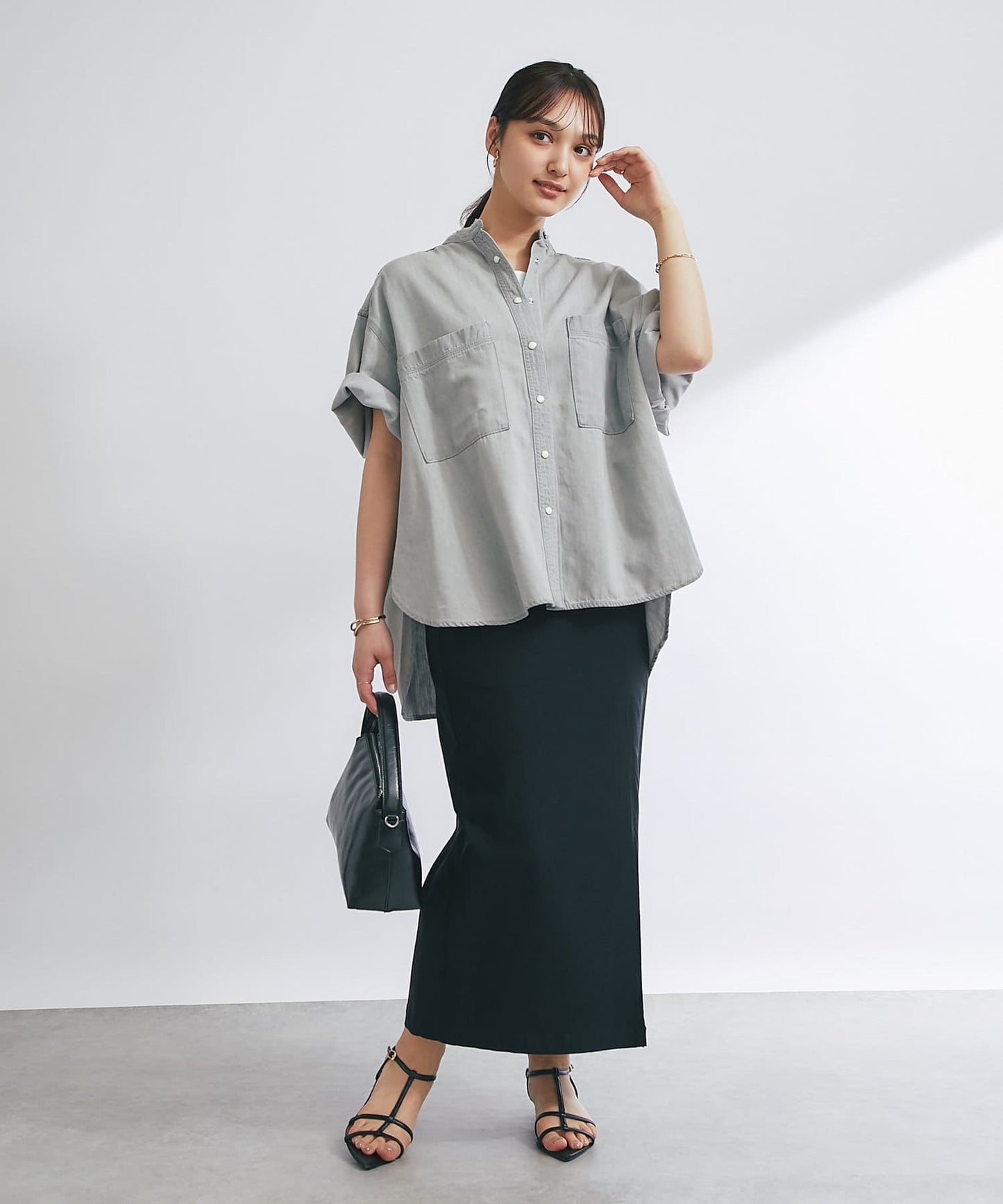 un dix cors Stretch Narrow Skirt  All-Season Slim Silhouette with Comfortable Fit