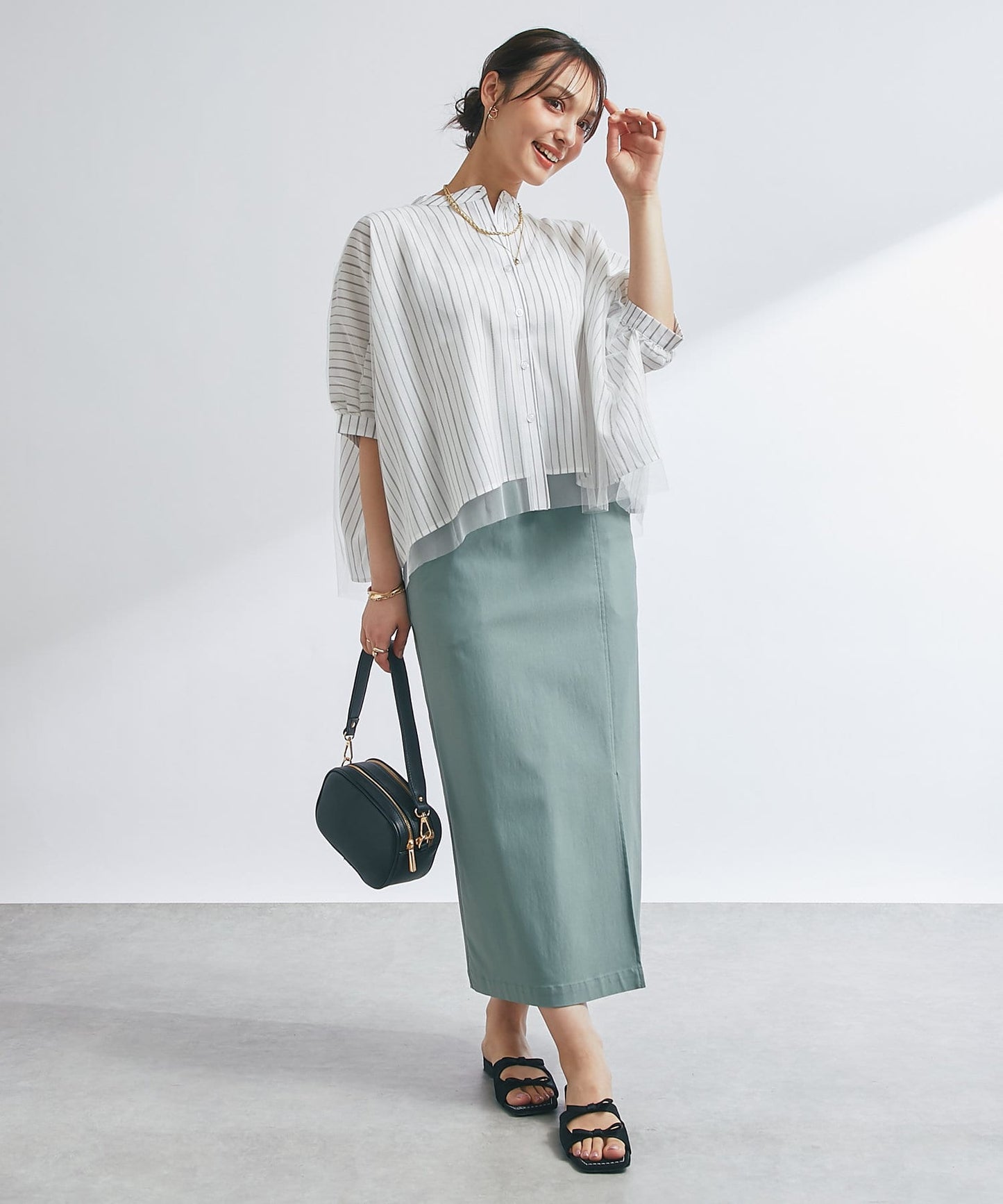 un dix cors Stretch Narrow Skirt  All-Season Slim Silhouette with Comfortable Fit