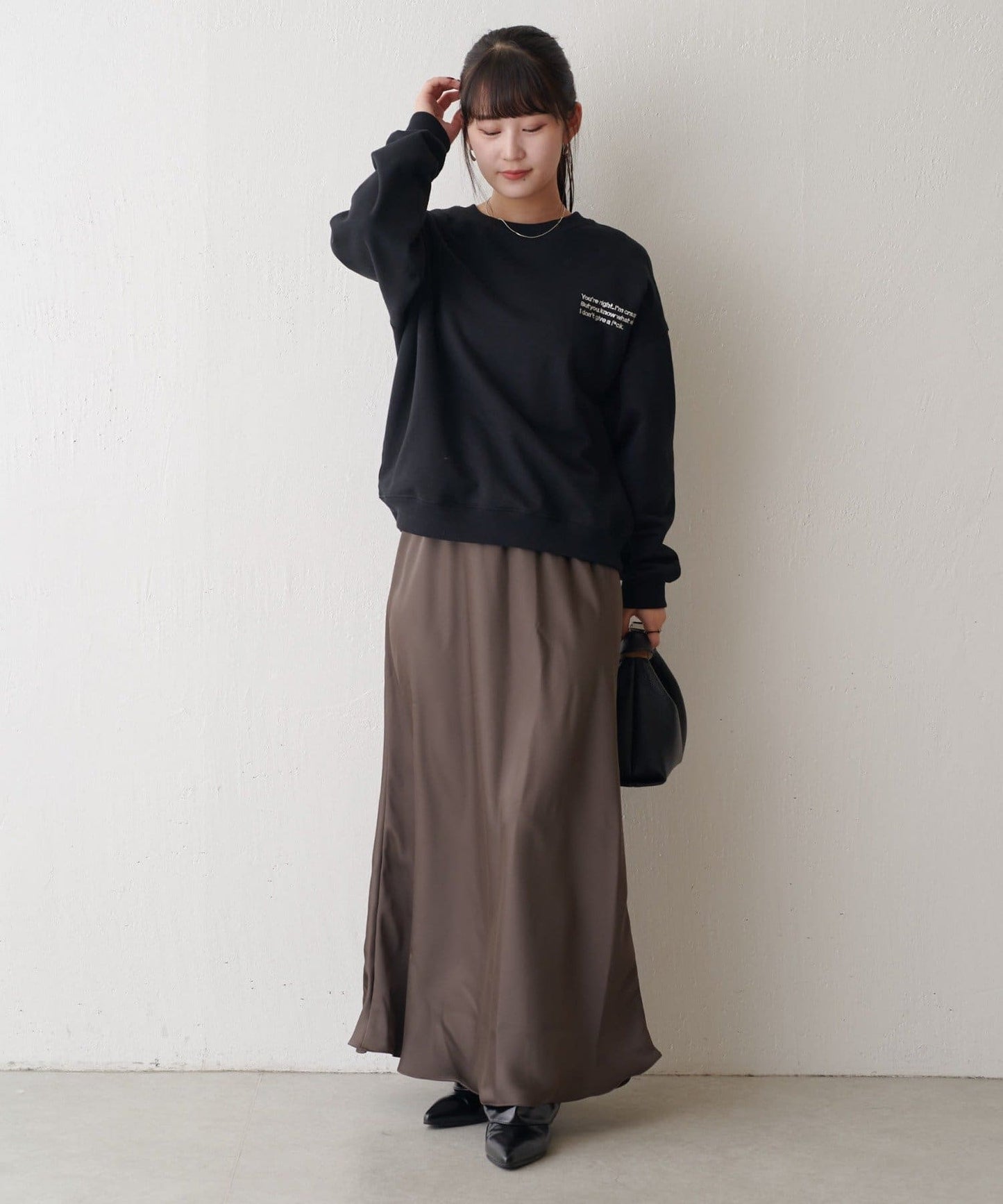 Lui’s Satin Mermaid Skirt  Elegant Bias-Cut Skirt with Flattering Silhouette