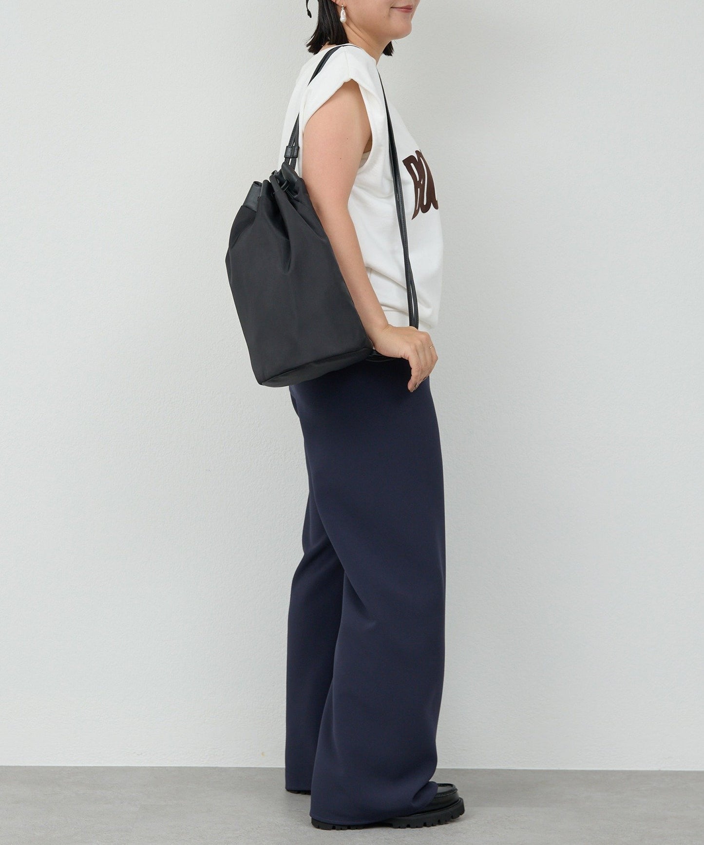 GALLARDAGALANTE × CHIKA Wide Drawstring Pants | Slimming & Comfortable Everyday Essential