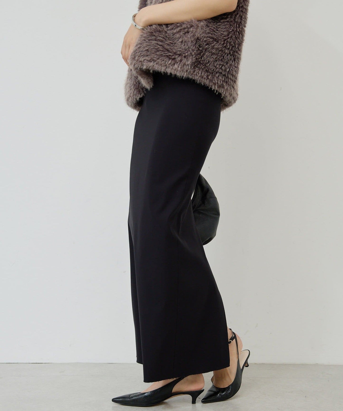 GALLARDAGALANTE Stretch Maxi Tight Skirt 2  3 Sizes  High-Waist I-Line Silhouette