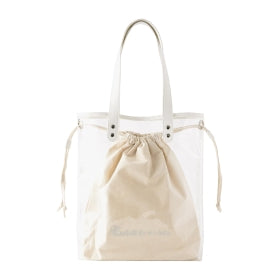 Pokémon Tote Bag “Invisible to Me” Mew | Transparent Design with Drawstring Inner Pouch | Limited 2025 Release