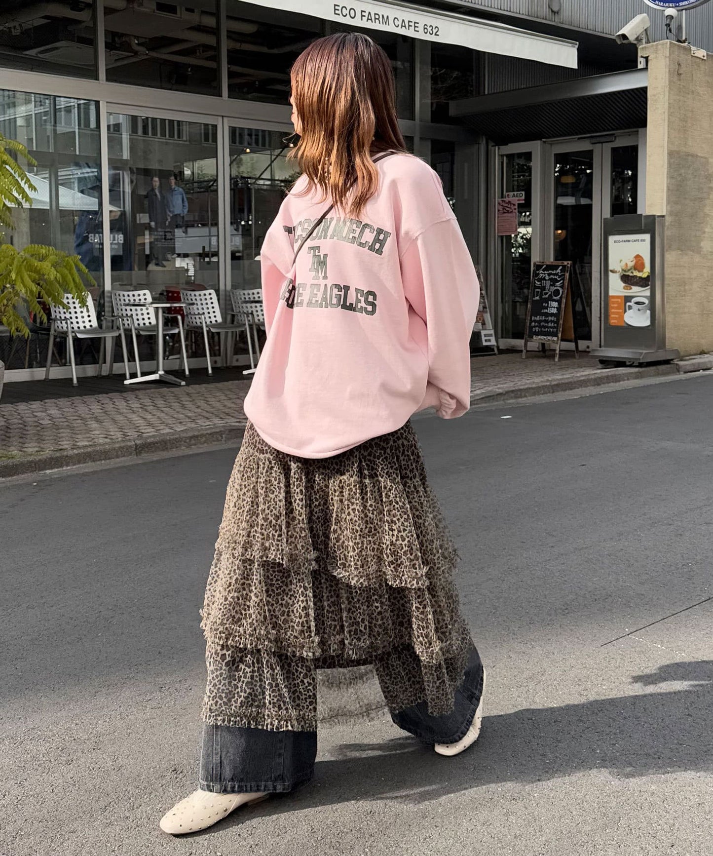 CIAOPANIC Tulle Frill Tiered Skirt  Flowy Feminine Skirt with Sheer Layers