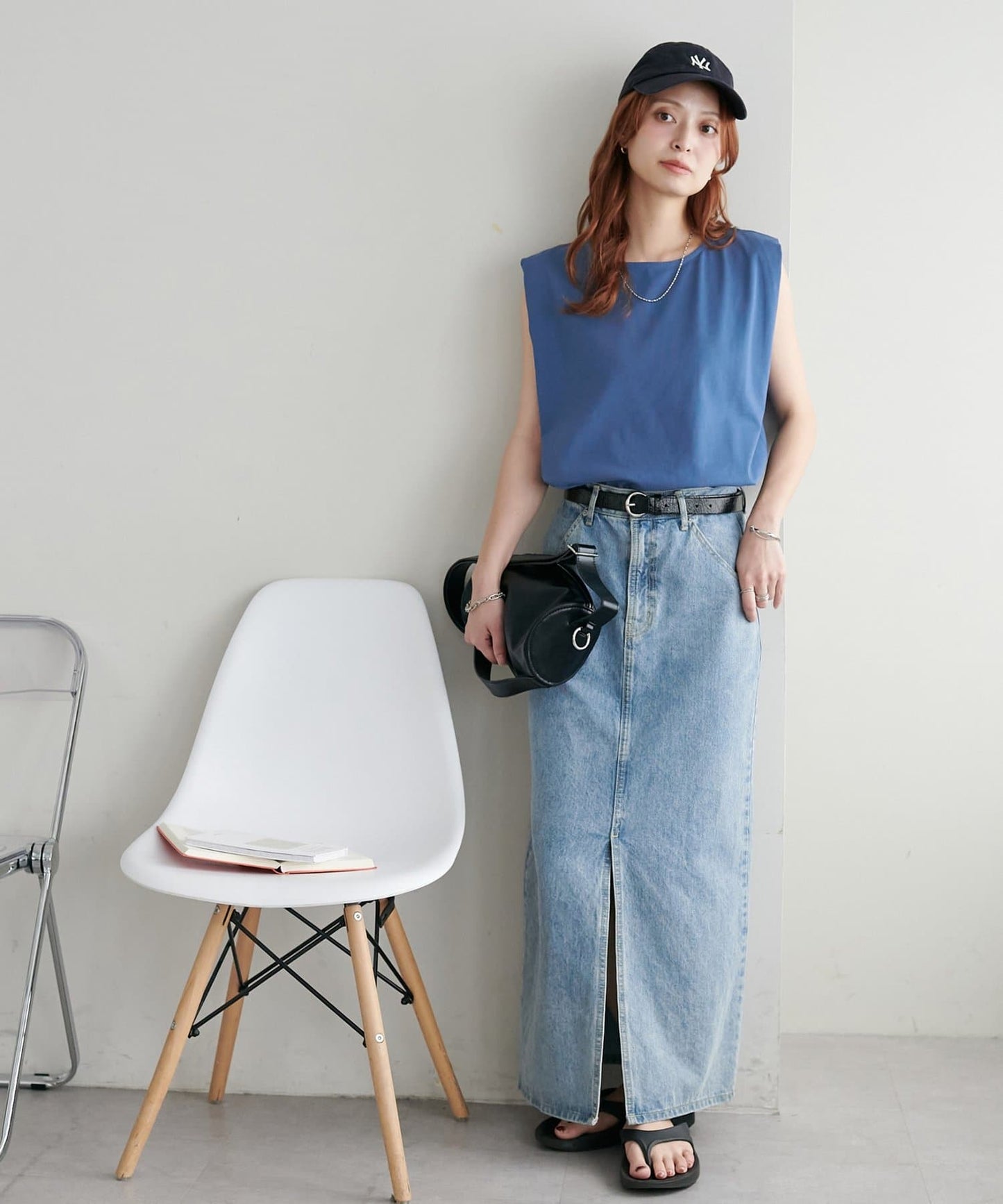 DISCOAT US Cotton Denim Narrow Skirt  Improved Design  Sustainable US Cotton