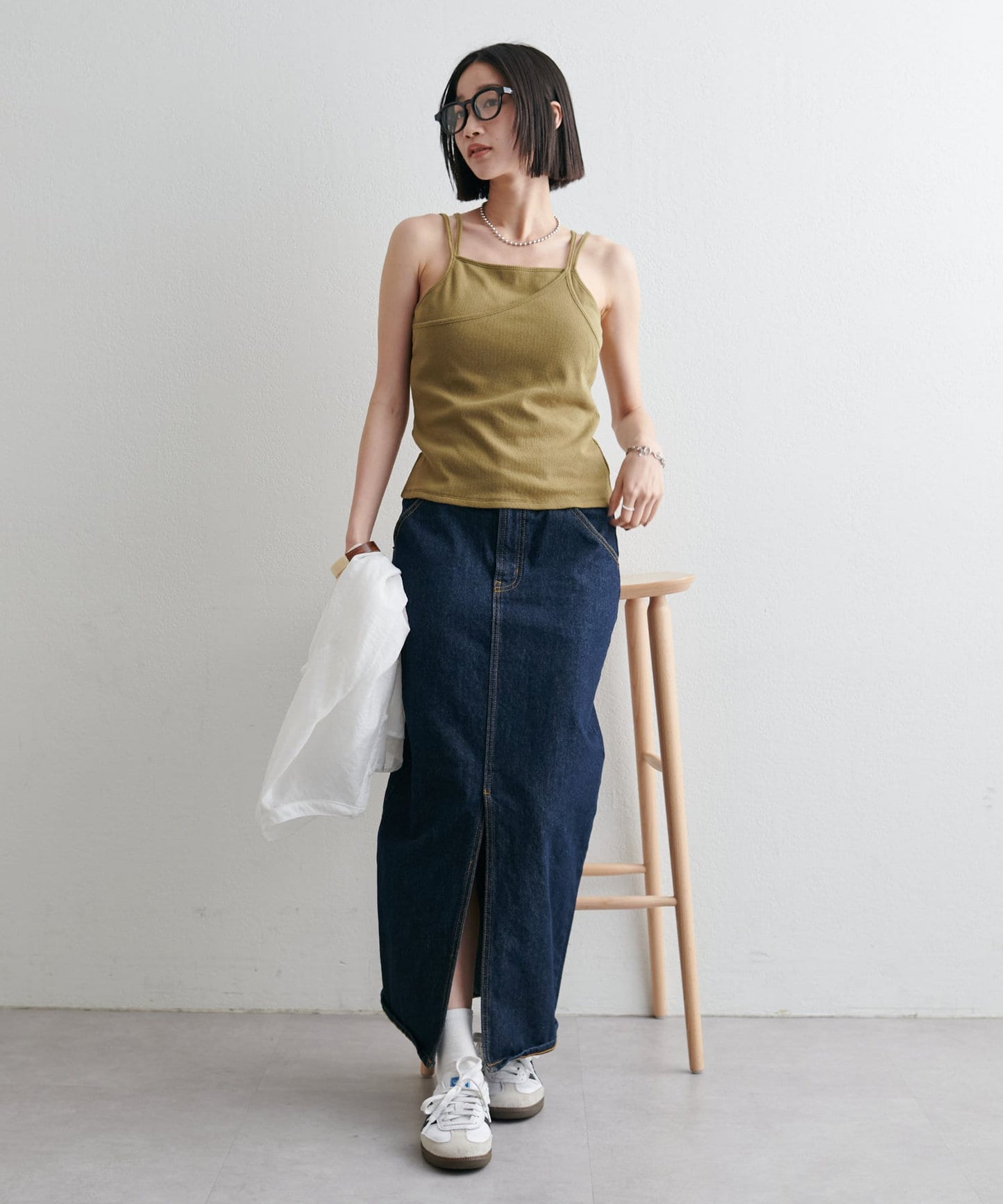 DISCOAT US Cotton Denim Narrow Skirt  Improved Design  Sustainable US Cotton