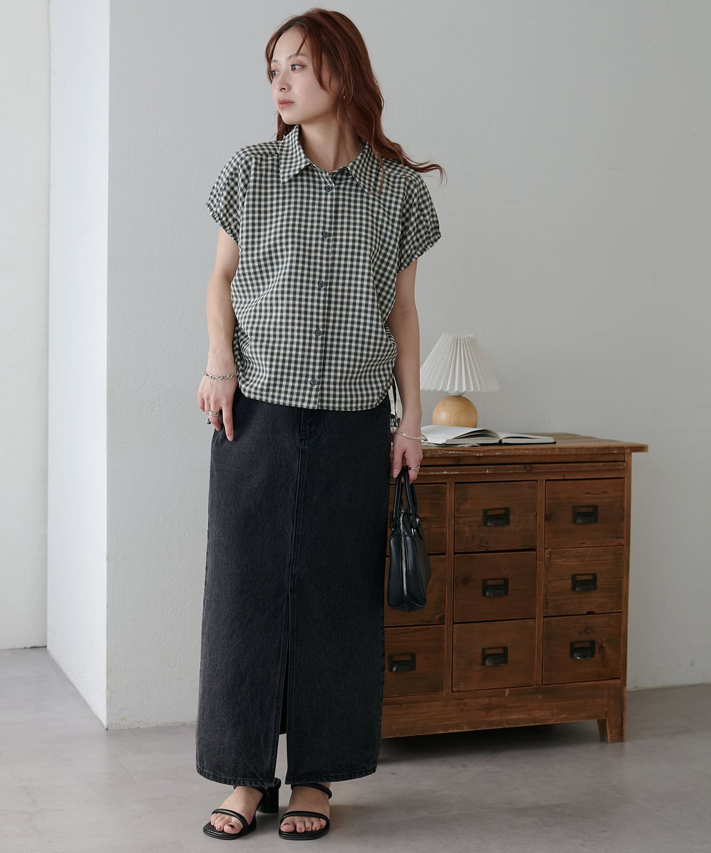 DISCOAT US Cotton Denim Narrow Skirt  Improved Design  Sustainable US Cotton