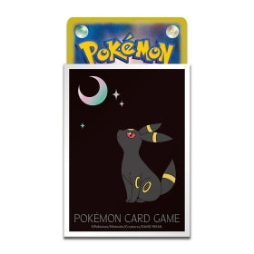 Pokémon TCG Premium Gloss Deck Shield – Moonlit Umbreon [White] | 64-Pack Protective Card Sleeves