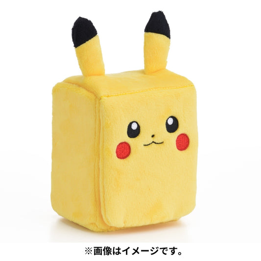 Pokémon TCG Plush Deck Case “Pikachu” | Scarlet & Violet Series | Soft Plush Card Storage Box