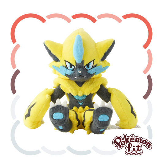 Pokémon Fit Plush - Zeraora (ゼラオラ) Mythical Thunderclap Collectible