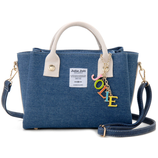 JOLIE JOLI Denim 2-Way Bag - Chic Functional (4 Color Combos)