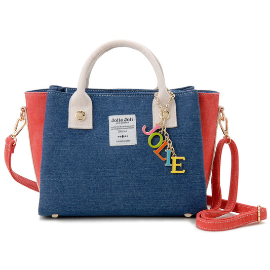 JOLIE JOLI Denim 2-Way Bag - Chic Functional (4 Color Combos)
