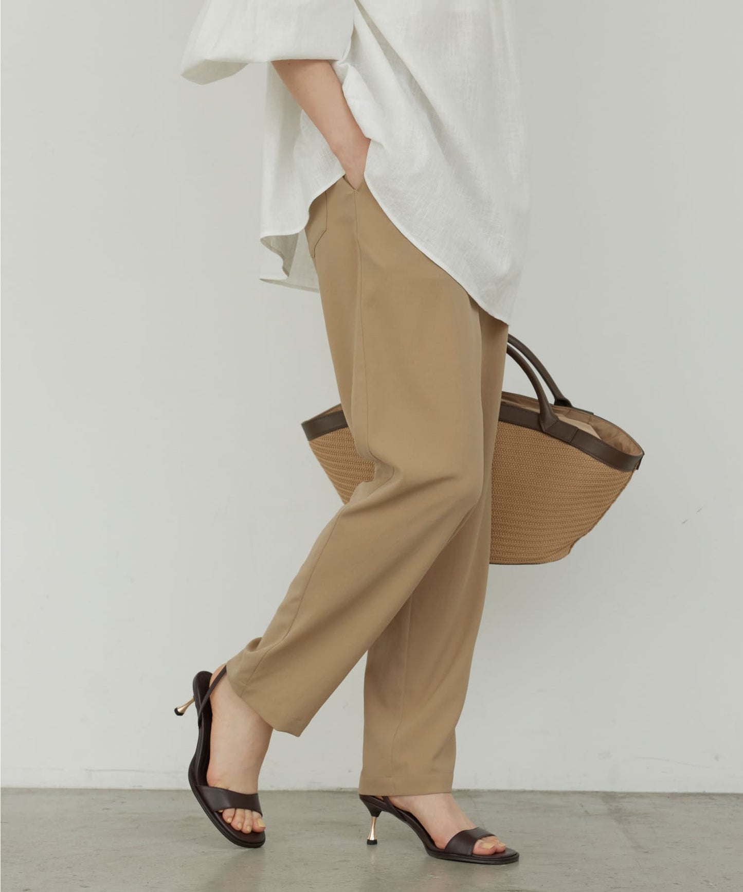 GALLARDAGALANTE “-3kg Look” Jersey Tapered Pants | Slimming Effect & All-Day Comfort