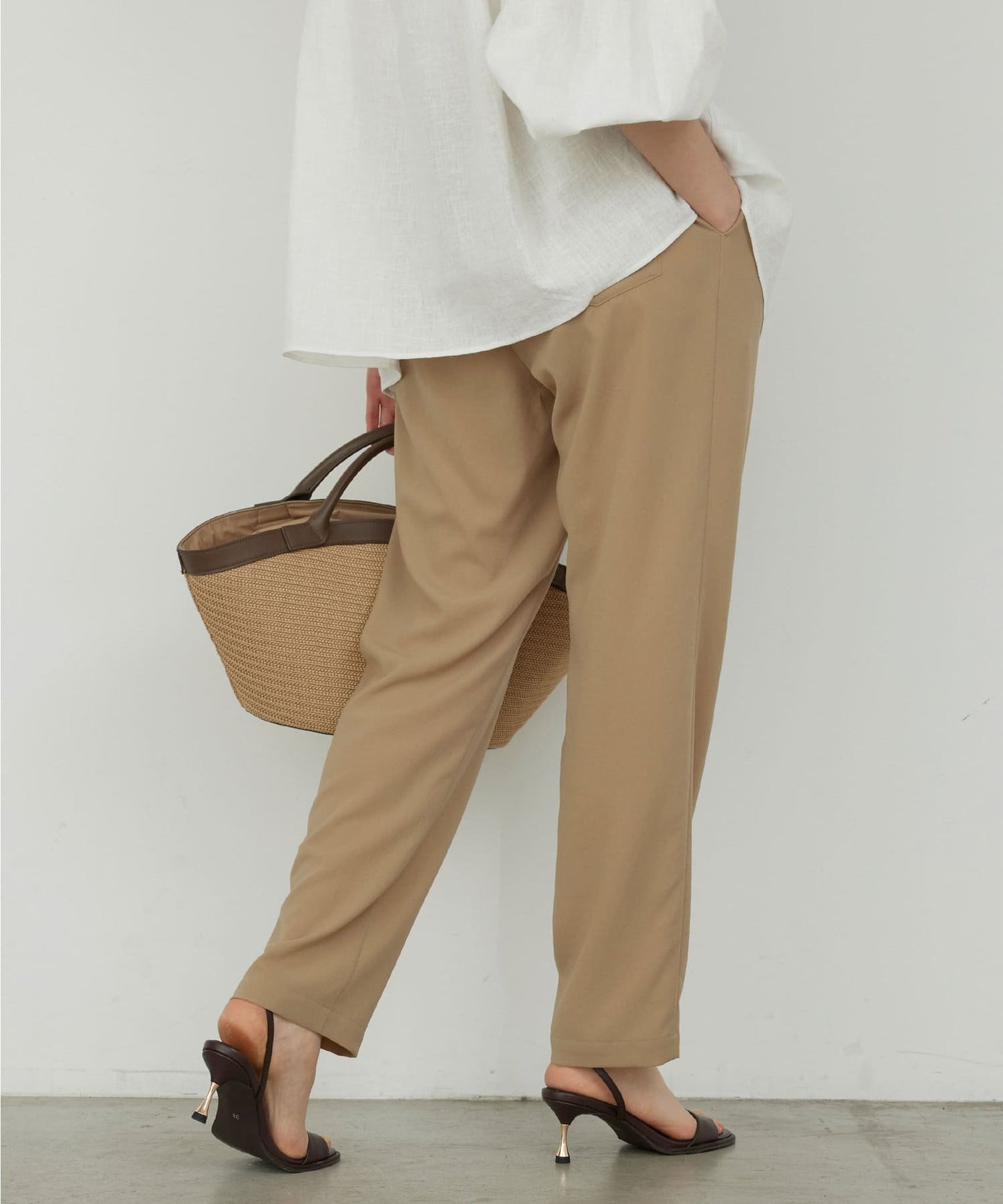 GALLARDAGALANTE “-3kg Look” Jersey Tapered Pants | Slimming Effect & All-Day Comfort