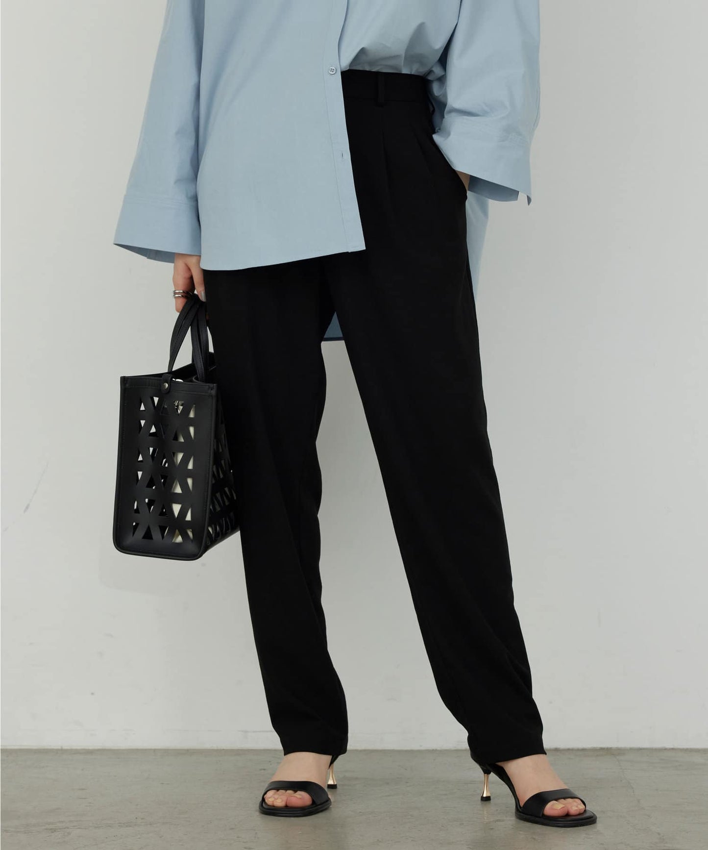 GALLARDAGALANTE “-3kg Look” Jersey Tapered Pants | Slimming Effect & All-Day Comfort