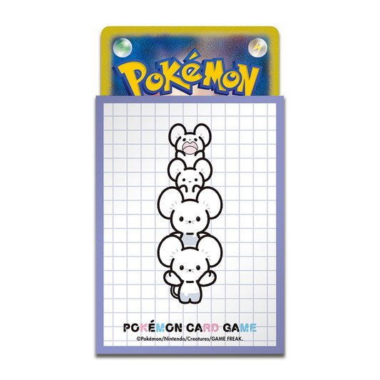 Pokémon TCG Deck Shield “Maushold” [Purple] | 64-Sleeve Set | Protect Your Deck with the Power of Family