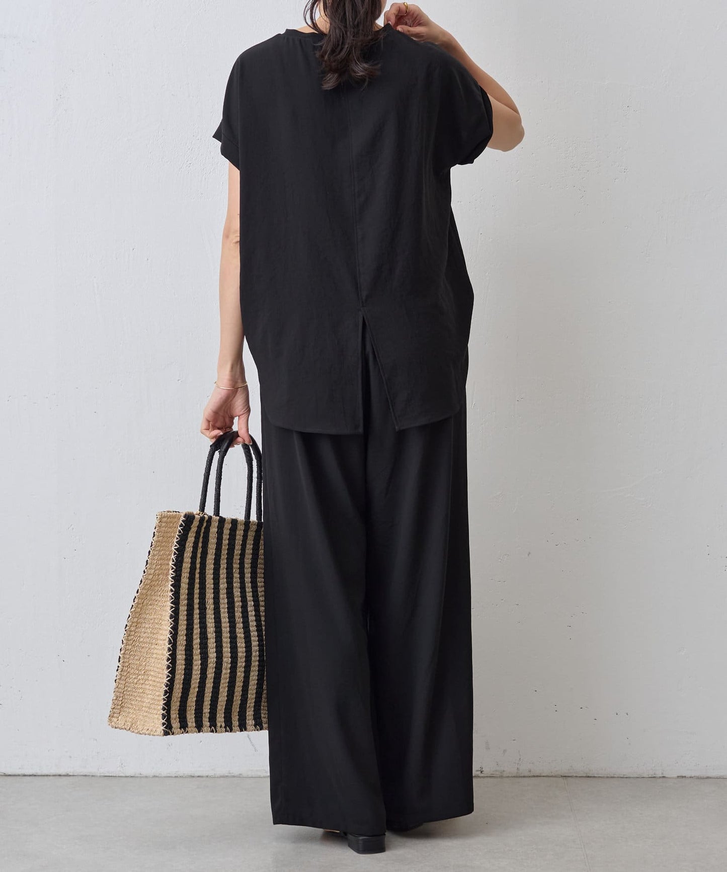 BEARDSLEY Stretch Georgette Wide Pants | Flowy, Comfortable & Elegant Everyday Wear