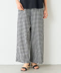BEARDSLEY Cotton Washer Waist Rib Pants | Lightweight Wide Pants Made in Japan