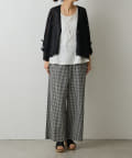 BEARDSLEY Cotton Washer Waist Rib Pants | Lightweight Wide Pants Made in Japan