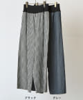 BEARDSLEY Cotton Washer Waist Rib Pants | Lightweight Wide Pants Made in Japan