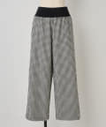 BEARDSLEY Cotton Washer Waist Rib Pants | Lightweight Wide Pants Made in Japan