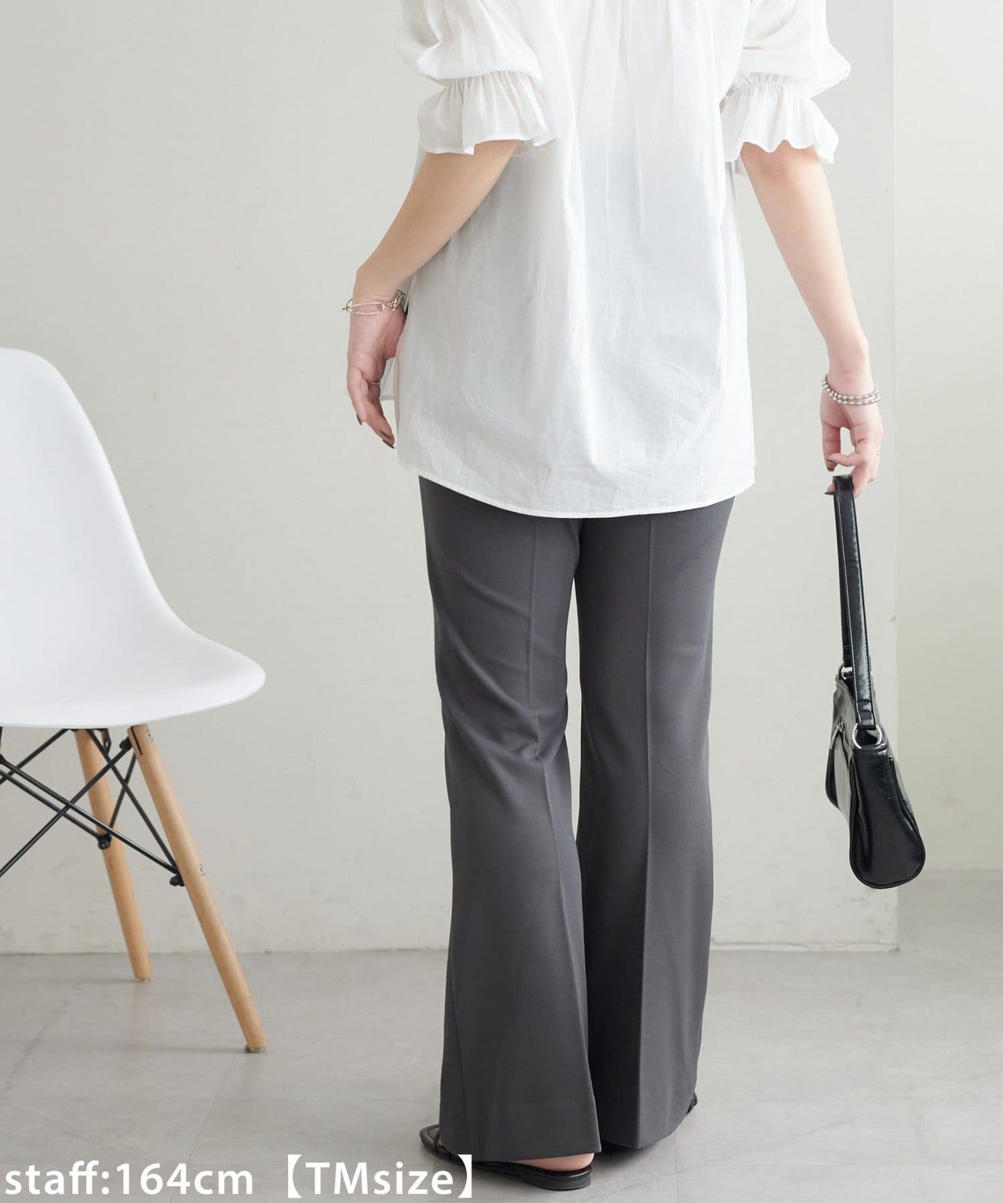 DISCOAT “Yokubari” Flare Pants | Stretch Comfort & Elegant Silhouette Trousers