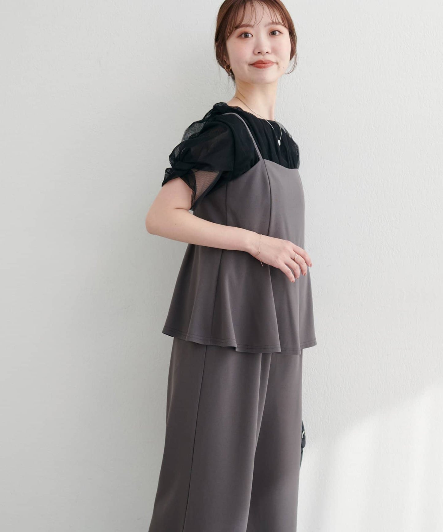 natural couture Stretch Peplum Jumpsuit | Web Exclusive | Elegant & Flattering All-in-One