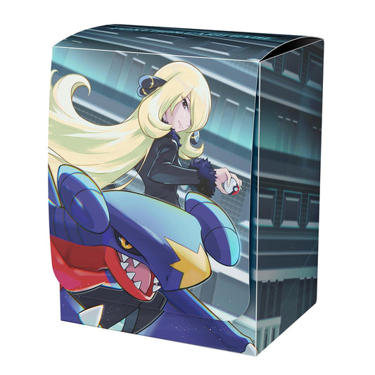 Pokémon TCG Deck Case Cynthia & Garchomp | Elegant Trainer & Partner Pokémon Design