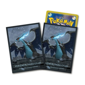 Pokémon TCG Deck Shield Sleeves “Mega Charizard X – Castle” | 64-Count Protective Card Sleeves | Japanese Official