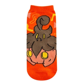 Pokémon Character Socks “Pumpkaboo” | Women’s 23–25cm | Ghost-Type Pokémon Socks