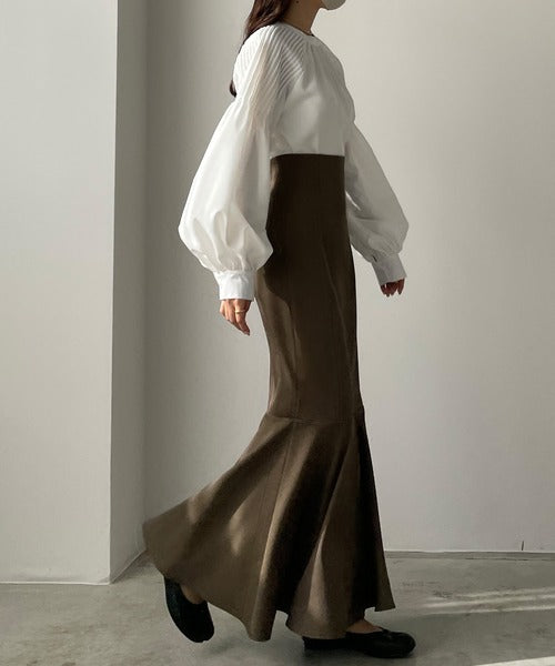 Louere Lightweight High-Waist Flared Mermaid Skirt | Slimming Silhouette & Elegant Summer Essential