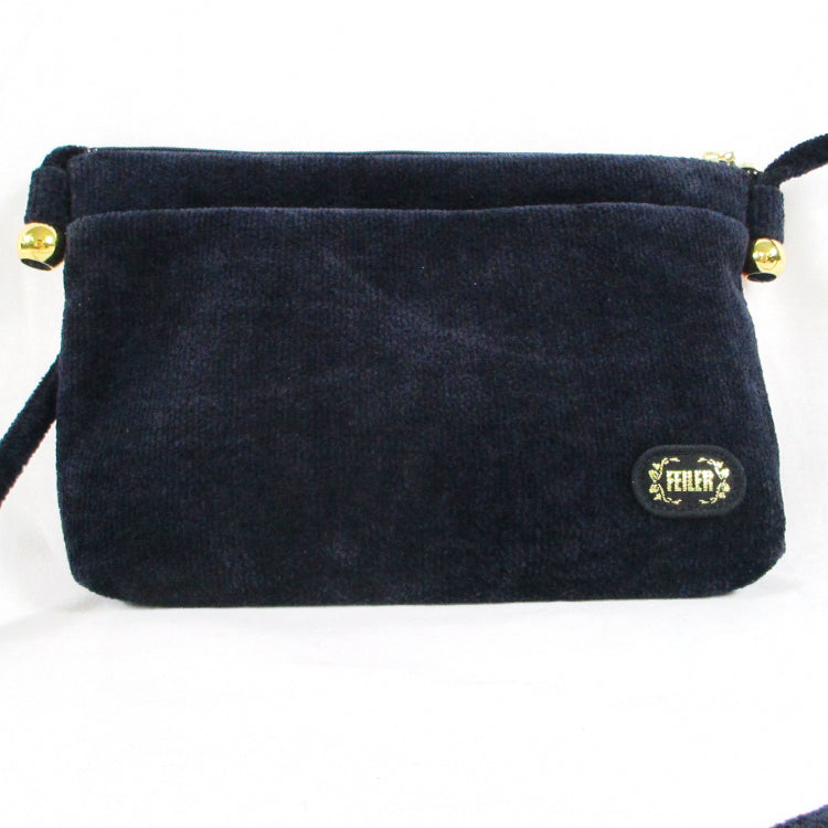 FEILER Rose Adagio Horizontal Shoulder Bag - Compact Chic (Made in Japan)