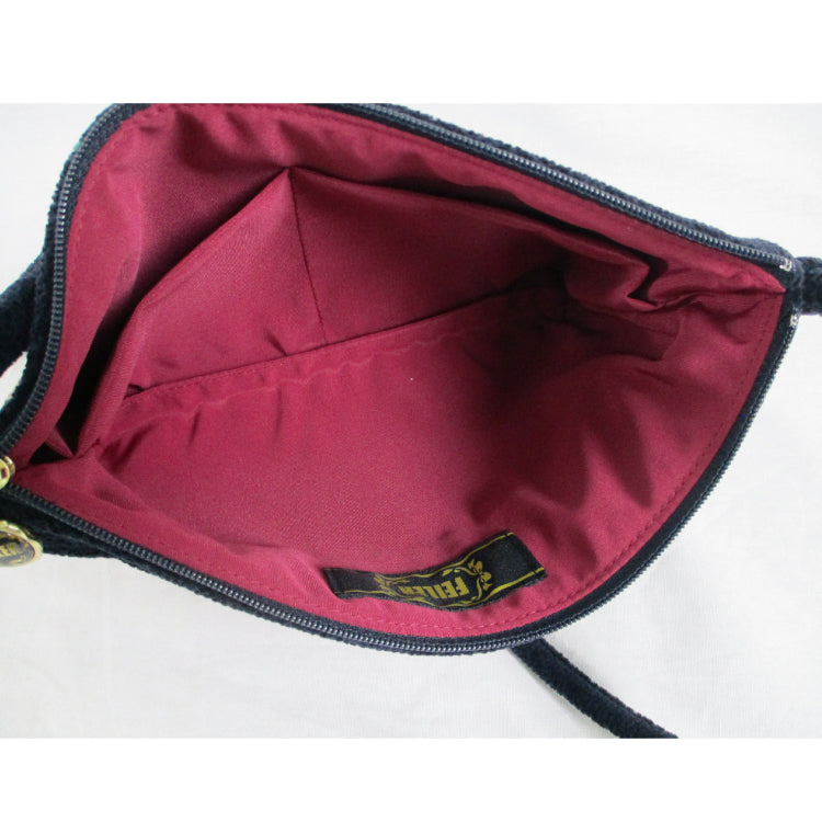 FEILER Rose Adagio Horizontal Shoulder Bag - Compact Chic (Made in Japan)