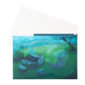 Pokémon “Invisible to Me” A4 Clear File | 2-Pocket Dragapult Stationery | Japan Exclusive