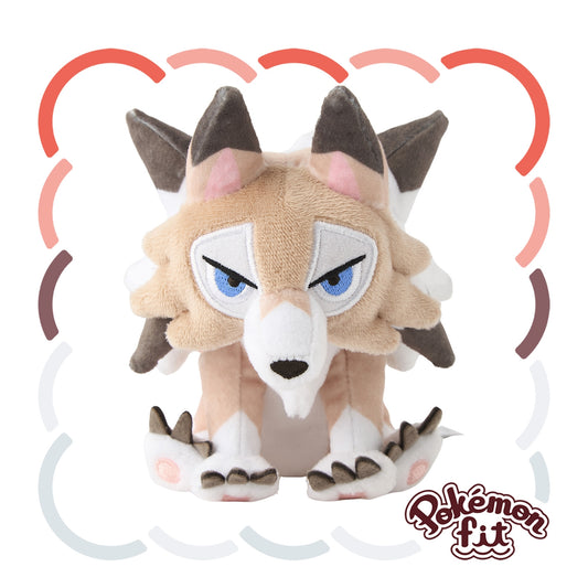 Pokémon Fit Plush - Midday Form Lycanroc (ルガルガン まひるの姿) Solar Warrior Collectible