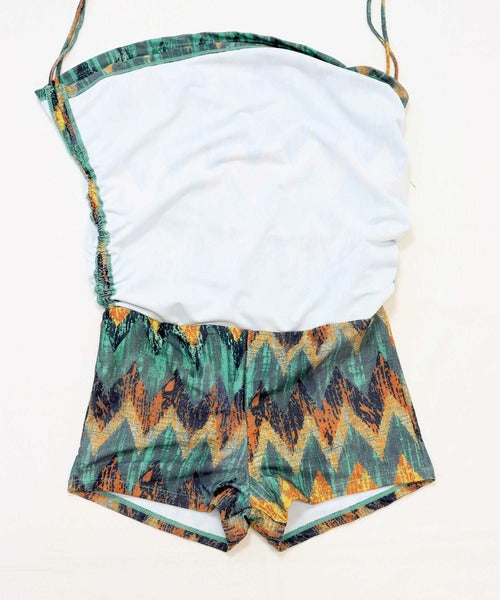 OSYAREVO Drawstring Camisole Bikini Set – Layered-Style Swimwear with Skirted Shorts for Chic, Versatile Looks