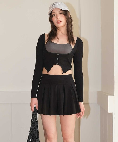 OSYAREVO Ribbed Bikini 3-Piece Set – Cardigan-Inspired Design for Chic, Comfortable Coverage