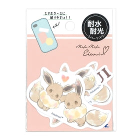 Pokémon Mini Deco Collage Stickers | Eevee Pink Design | Waterproof & Light-Resistant 5-Pack