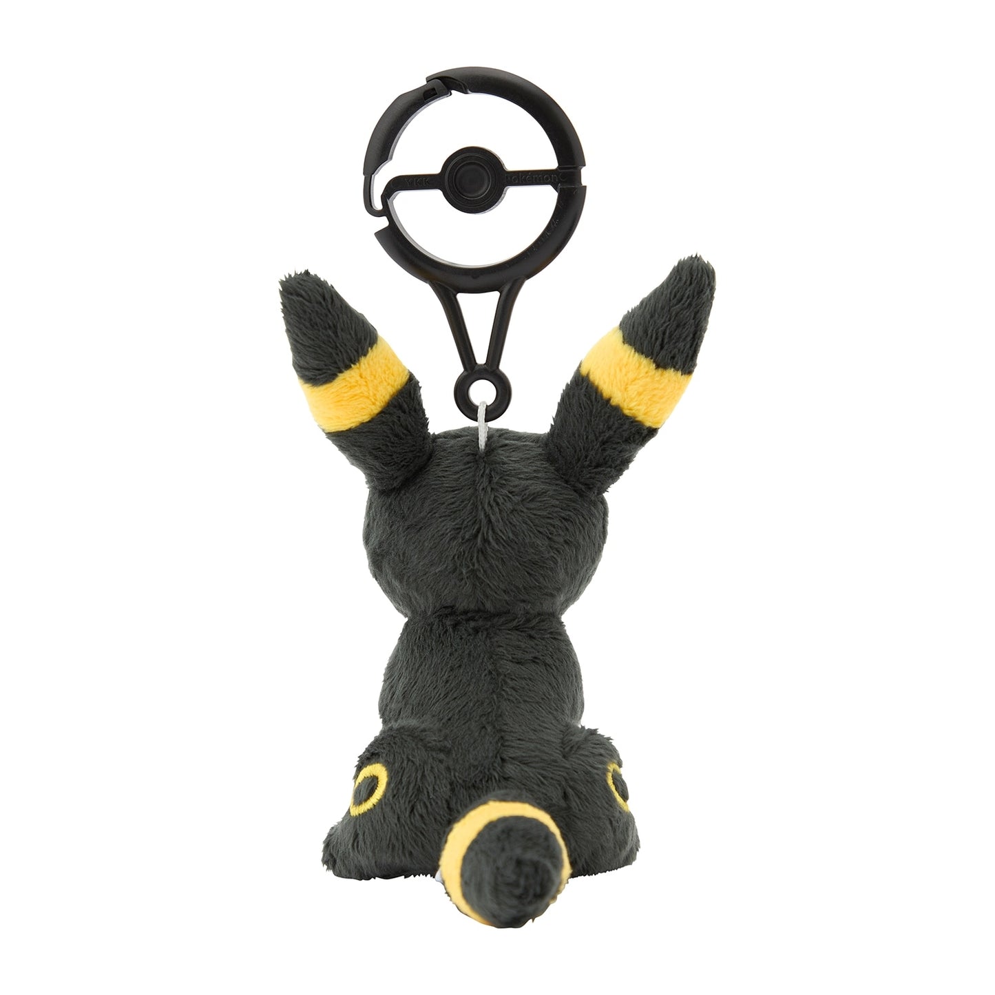 Pokémon Umbreon Mascot Plush with Poké Ball Carabiner – Clip-On Companion