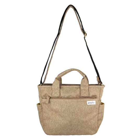 anello GRANDE Lightweight Water-Repellent 2WAY Mini Tote Bag | A5 Size & 6-Pocket Organizer