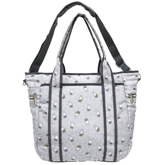 Miffy Mama Tote Bag – 2-Way Diaper Bag with Thermal Bottle Pockets