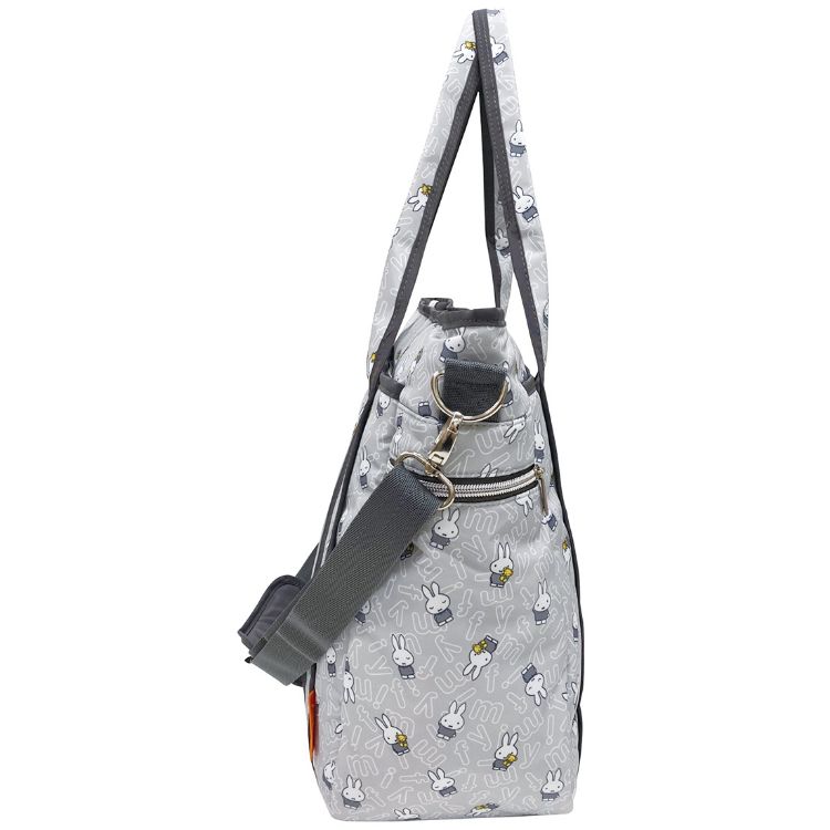 Miffy Mama Tote Bag – 2-Way Diaper Bag with Thermal Bottle Pockets