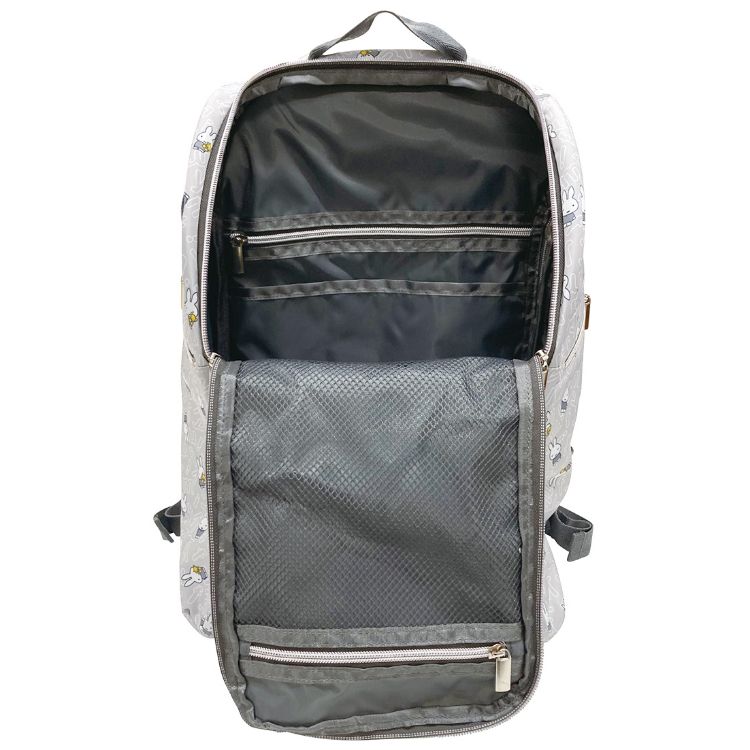 Miffy Mother Backpack – Insulated Diaper Bag with Easy-Access Zipper & Anti-Theft Pocket