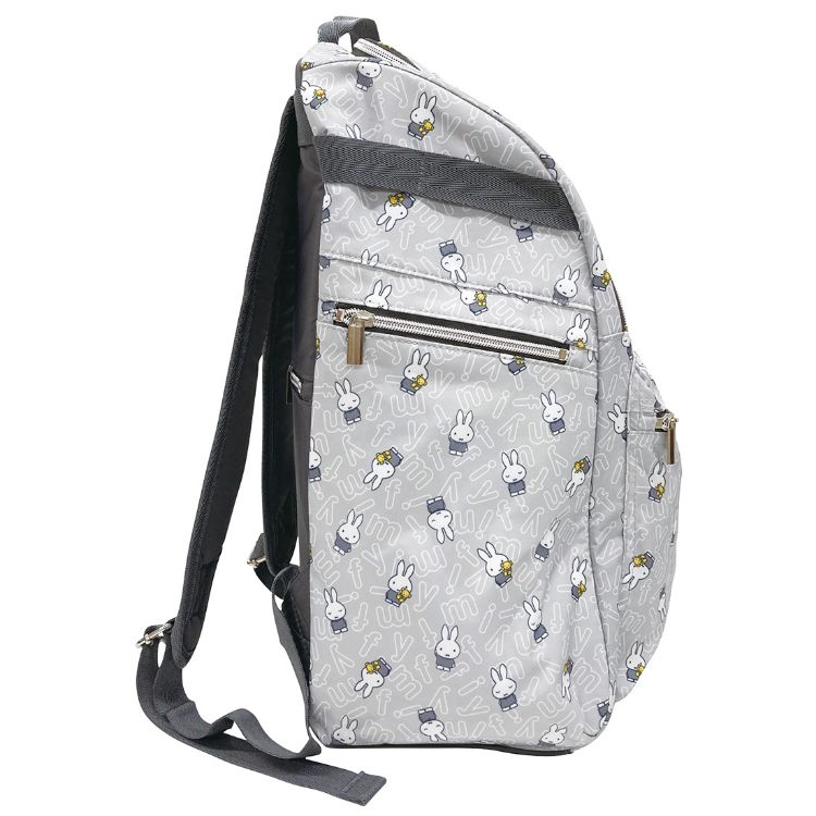 Miffy Mother Backpack – Insulated Diaper Bag with Easy-Access Zipper & Anti-Theft Pocket