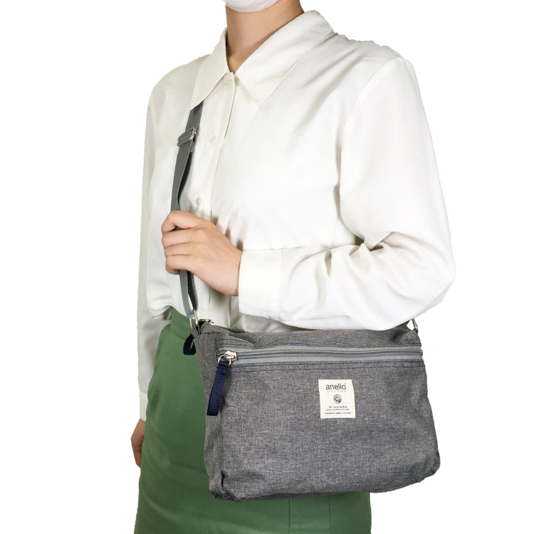 anello GRANDE Water-Repellent Craft Shoulder Bag | A5-Size Friendly Everyday Crossbody