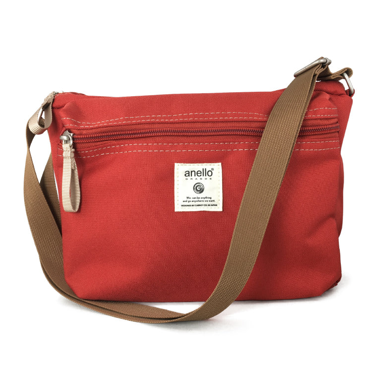 anello GRANDE Water-Repellent Craft Shoulder Bag | A5-Size Friendly Everyday Crossbody