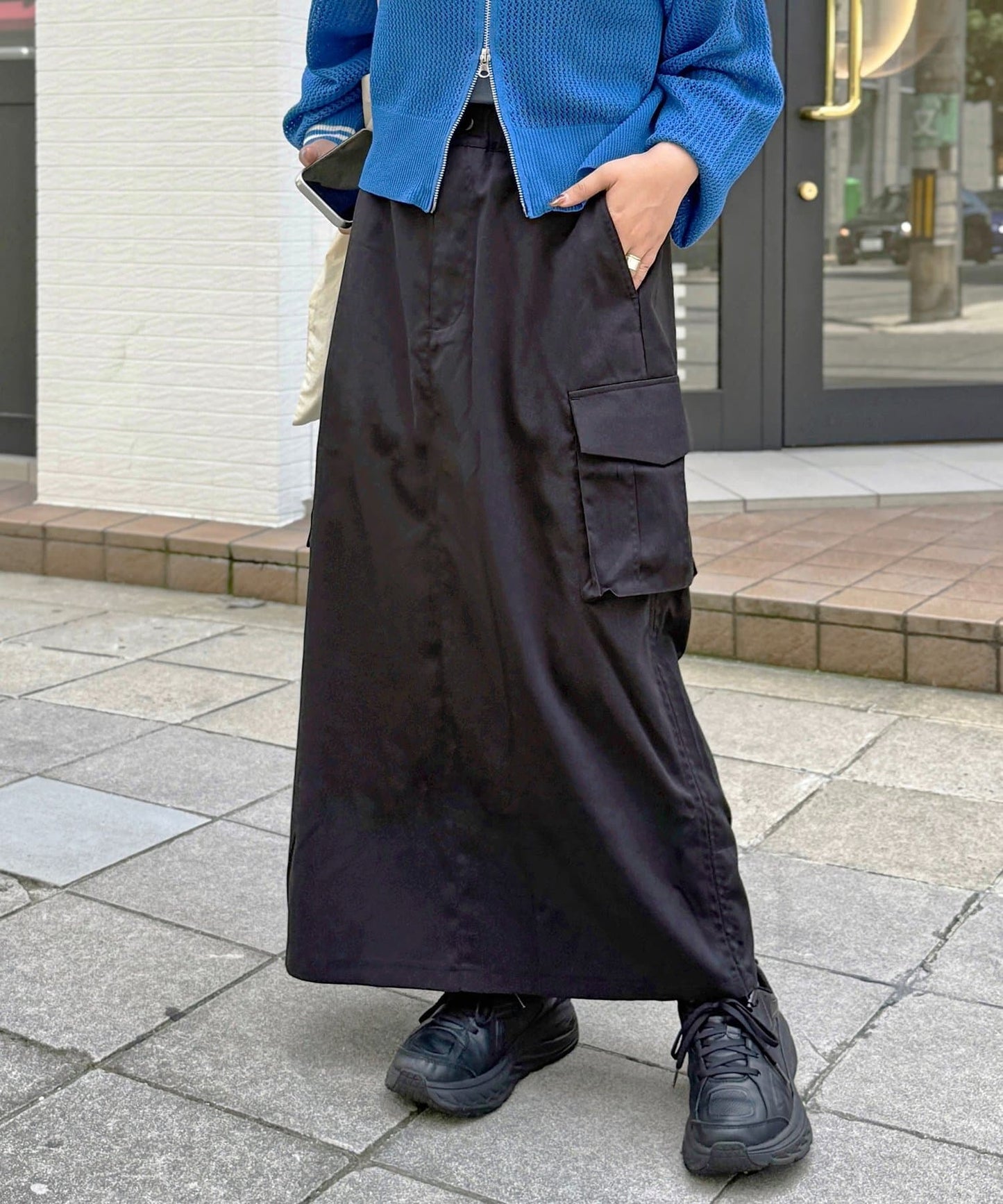 CPCM Twill Cargo Skirt  Adjustable Waist, Petite & Tall Friendly