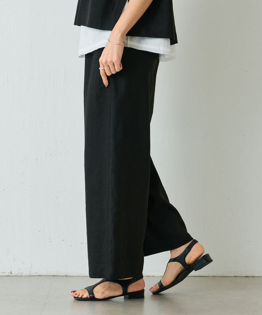 BEARDSLEY Waist-Rib Linen Pants  Stretchy & Breathable Summer Wide Pants