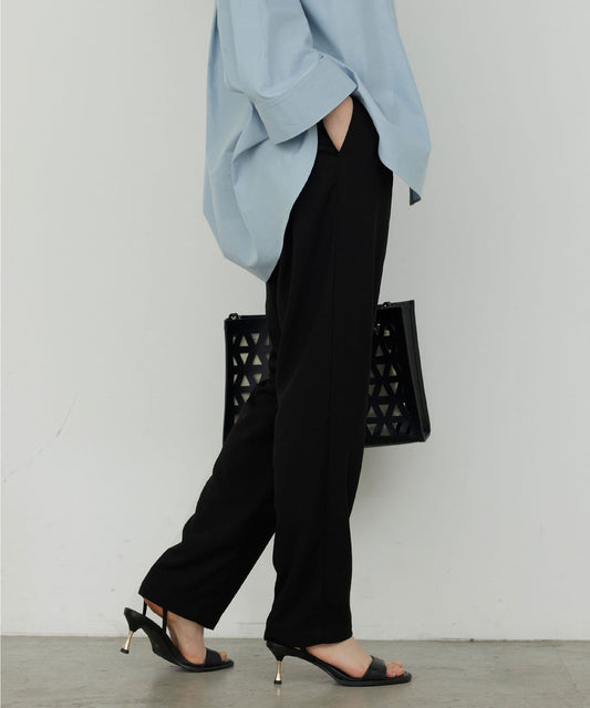 GALLARDAGALANTE “-3kg Look” Jersey Tapered Pants | Slimming Effect & All-Day Comfort