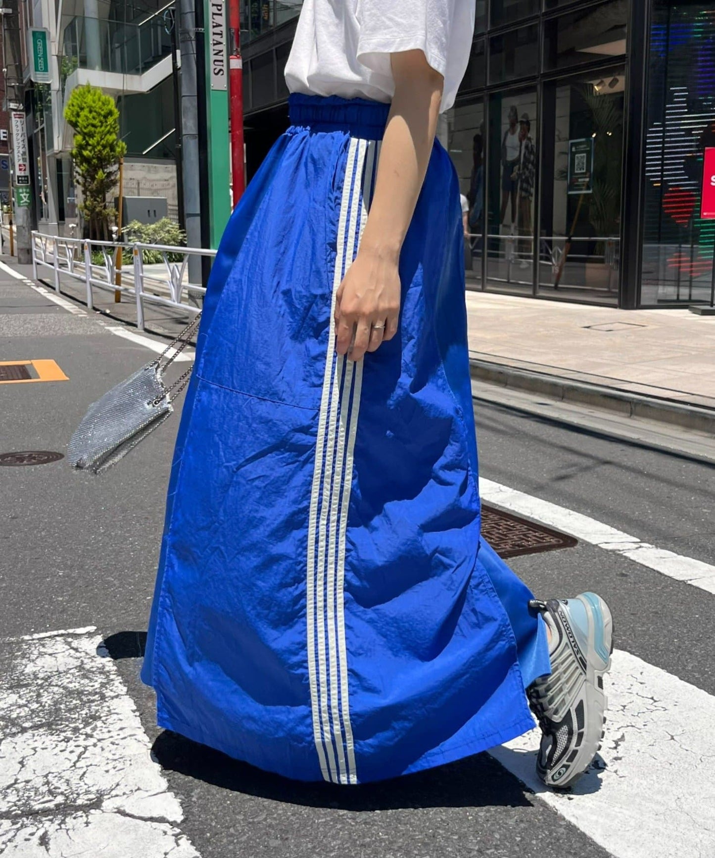 CIAOPANIC TYPY × etsinta Remake Jersey Volume Skirt  Patchwork Sporty Style with A-Line Fit
