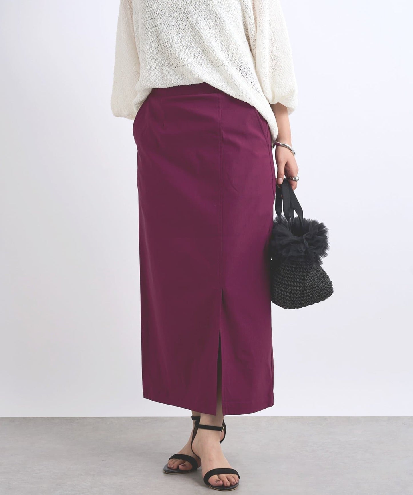 un dix cors Stretch Narrow Skirt  All-Season Slim Silhouette with Comfortable Fit